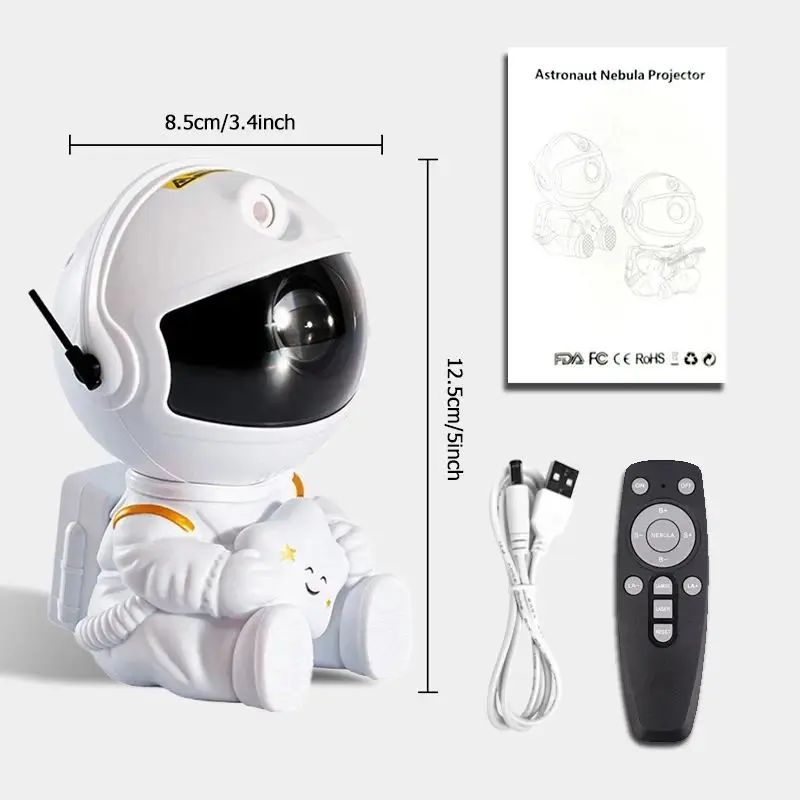 Astronaut Projector LED Night Light Starry Sky Porjectors Lamp with Remote Control for Bedroom Desktop Decoration Birthday Gifts