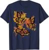 Watercolor Colourful Butterfly Men Women T-Shirt Graphic T Shirts Casual Cotton Daily Four Seasons Shirts for Men Summer