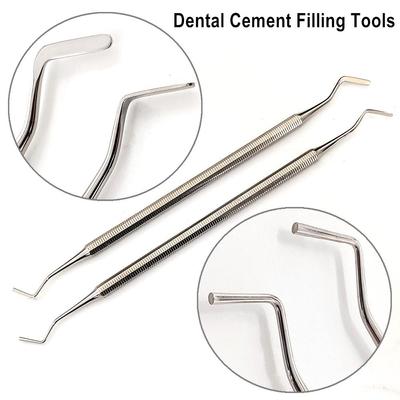 Dental Kunststoff Zement Füllstoff Spachtel Instrument Füllung Werkzeug Zement Füllung Sptula Doppel Enden Labor Labor Instrument Werkzeug