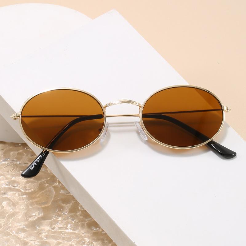 Korean Style Popular Sunglasses Oval Shape Uv400 Protection Men'S Sun Glasses Driving Hiking Female Sunglass