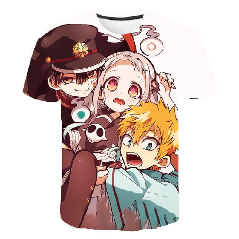 

Футболка с 3D принтом «Унитаз Ханако-Кун», аниме Jibaku Shounen Hanako Kun, уличная одежда для мужчин и женщин, модная футболка, футболки в стиле хип-хоп, топы XL