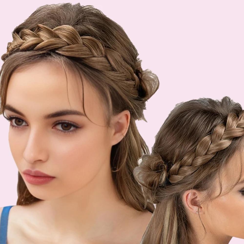 Synthetic Women Hoop Fashion Elastic Non-slip Hair Bands  For Women And Girl