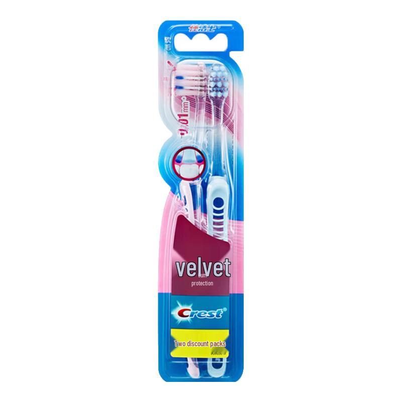 Crest Velvet Soft Bristle Toothbrush (2-Pack)