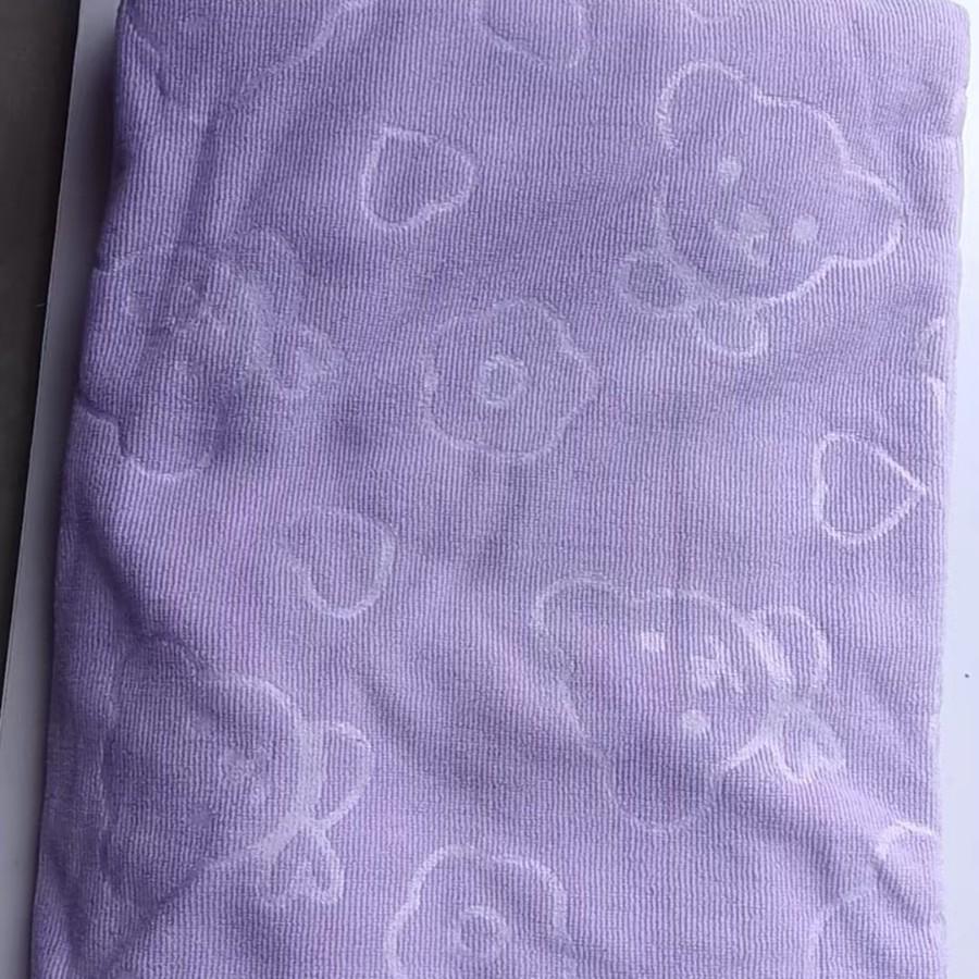 Little Bear Embossed Quick-Dry Soft Absorbent Bath Towel – Comfortable Daily Necessity