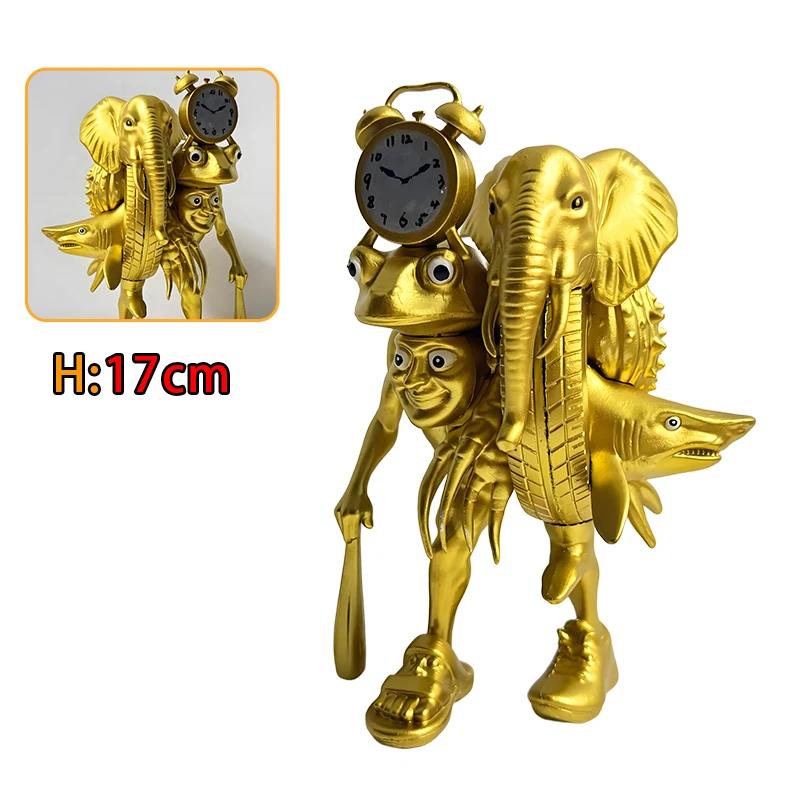 Italian Tung Tung Tung Sahur Collectible Figurine Tralalero Tralala Shark Ballerina Cappuccino Toys Figure Desk Decor Gift