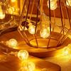 Outdoor LED Colorful Bubble String Lights for Festivals & Camping