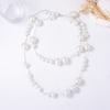 Temperament Simple and Fashionable Ins Imitation Pearl Long Chain Can Be Stacked and Worn Alone Sweater Chain Necklace Women