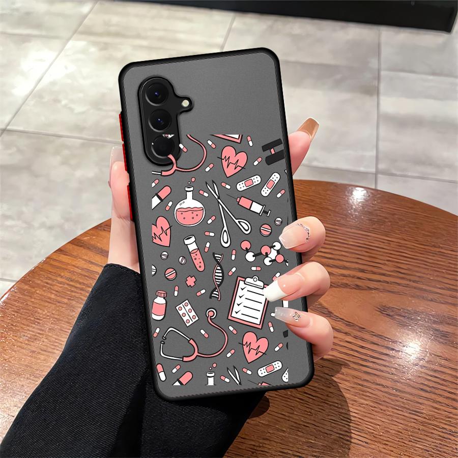 

Cool Nurse Medicine Case for Samsung Galaxy A14 A23 A53 A52S A72 A16 A15 A56 A55 A34 A36 A54 A35 A17 A52 A73 A33 Phone Cover Galaxy A16