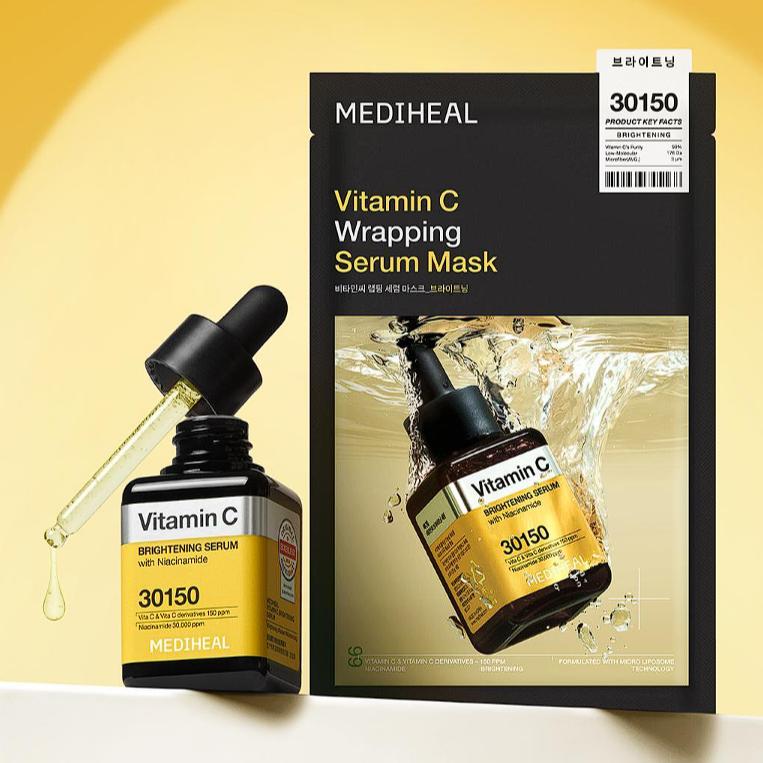 Mediheal Витамин С Обертывающая Сыворотка-Маска Осветляющая 25мл*10шт