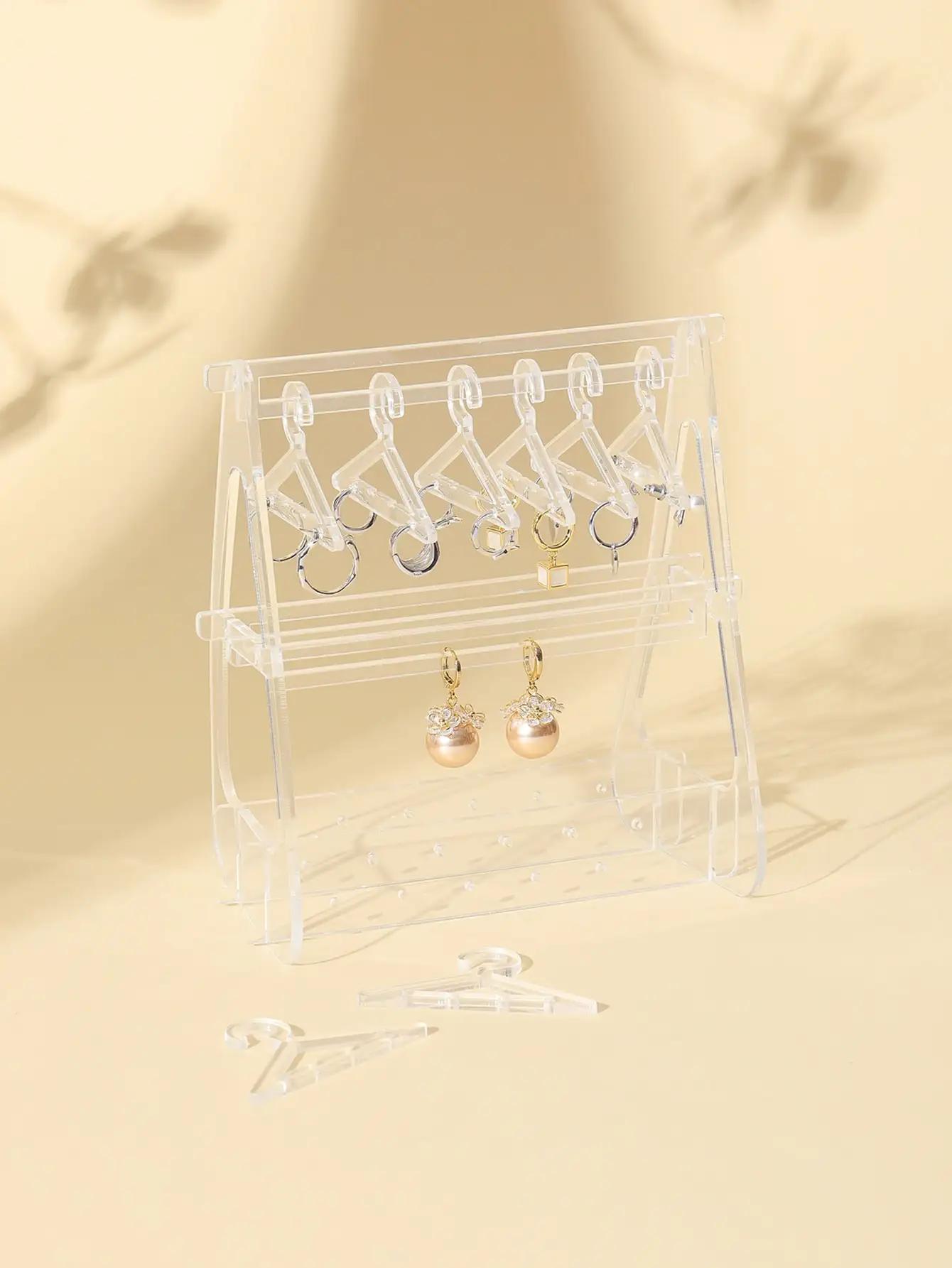 

1pc-Creative acrylic jewelry rack, clothes rack, earring rack, earring necklace, jewelry storage, jewelry sorting, hanging rack