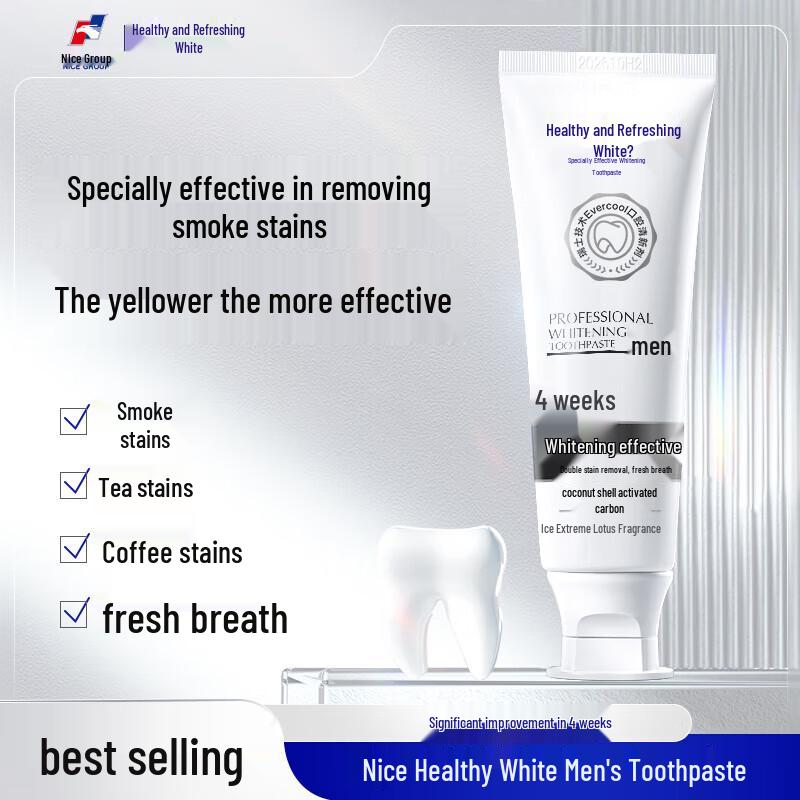 

Nair Men s Healthy Refreshing White Toothpaste