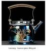 High Borosilicate Glass Colorful Handle Kettle Health - Preserving Hot Water Kettle Household Flower and Herb Teapot