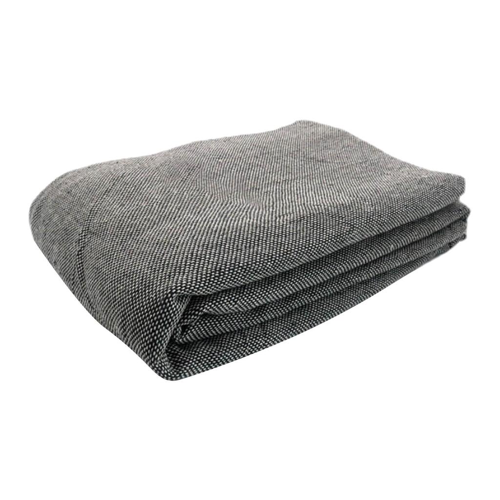 Embroidery Cloth DIY Punch Polyester for Yrd Width 1M Sewing 'S Crrier Fbric , Dark Grey