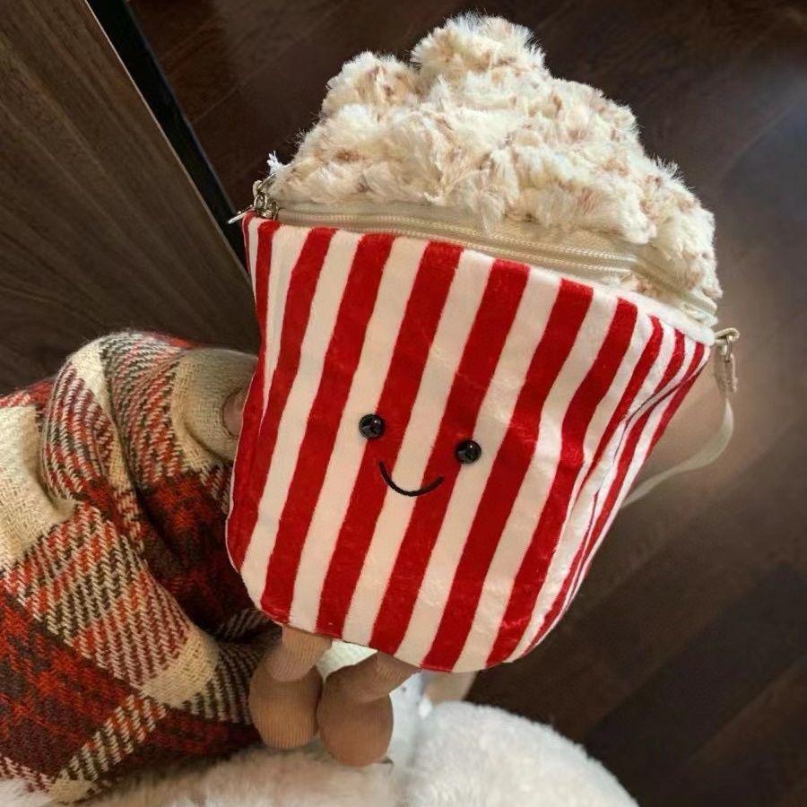 

Jellycat Оригинальная плюшевая сумка-мессенджер «Попкорн» для девочек - Милый новогодний подарок With Complete Tags and Dust Bag