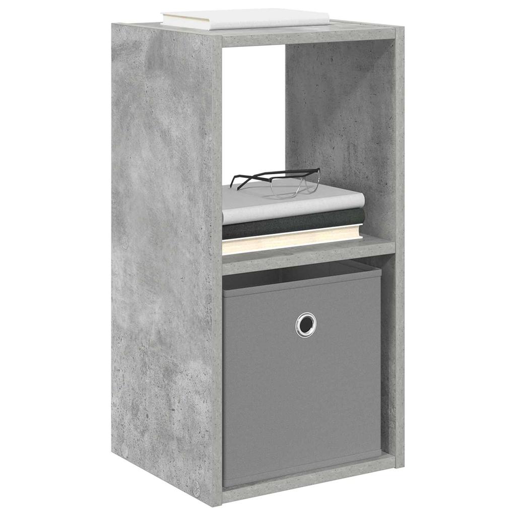 Nightstand 2 pcs Concrete Grey 30.5 x 27 x 59.5 cm Particleboard