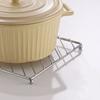 Stainless Steel Coaster Set - Thickened Heat Insulation Pad for Kitchen Table Pot Holder Dish Mat Steamer Rack Cooling Grid
