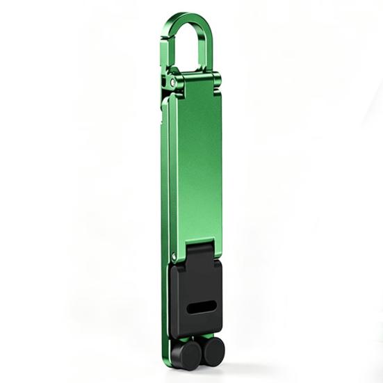 Kantoor bureauaccessoire Mini opvouwbare telefoonstandaard sleutelhanger, Draagbare telefoonhouder voor zak bureau, Huis Reizen