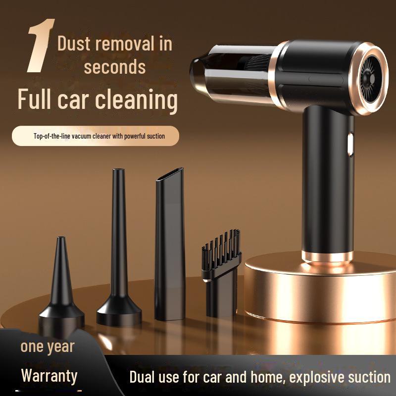 New 5-in-1 Wireless Handheld Car Vacuum Cleaner - Compact, Powerful, Super Suction