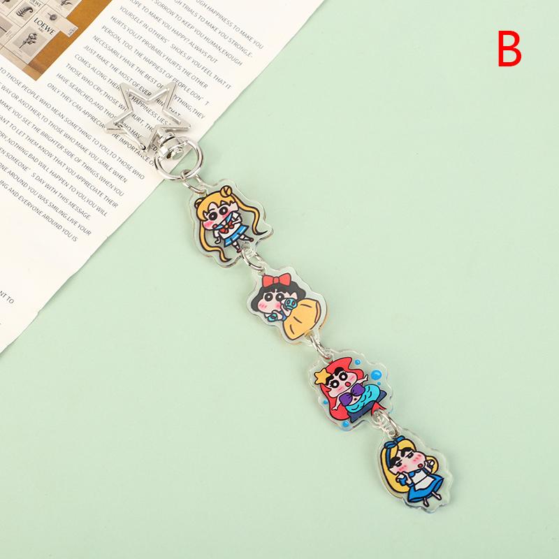 

Crayon Key Chain Creativity Acrylic Ornament Delicate Small Multifunction Accessories Anti-Fall Durable Friend Gift