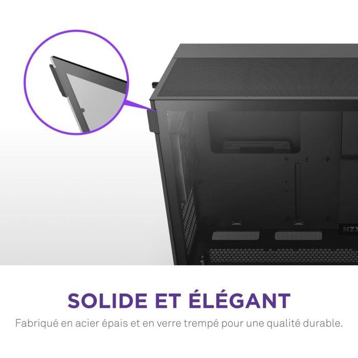 Boitier moyen-tour compact ATX - NZXT - CC-H52FB-01 - H5 Flow - Noir