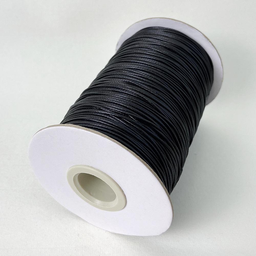1mm Korean Waxed Rope: Jewelry & Pendant Necklace/Braided Bracelet with PU Leather