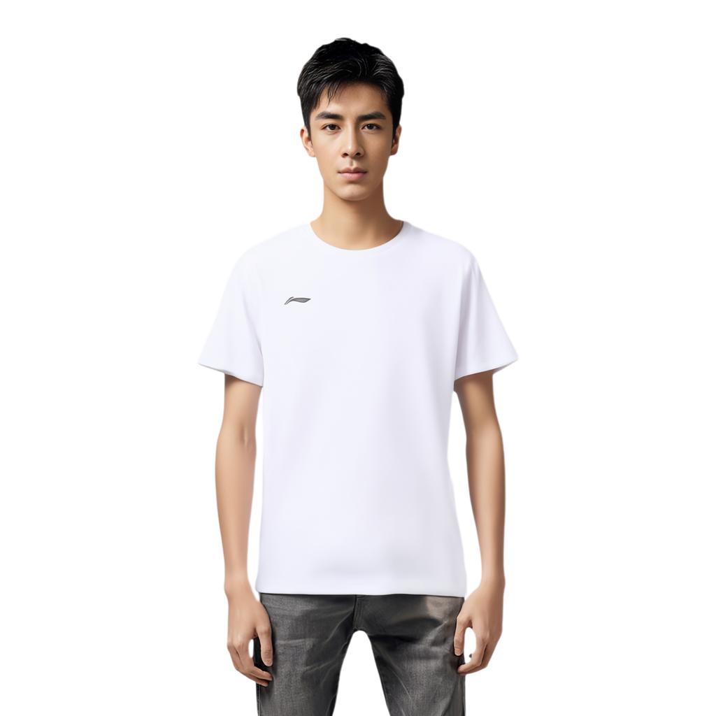 Li Ning Sports Life Collection T Shirt Men's White ATSU873-2