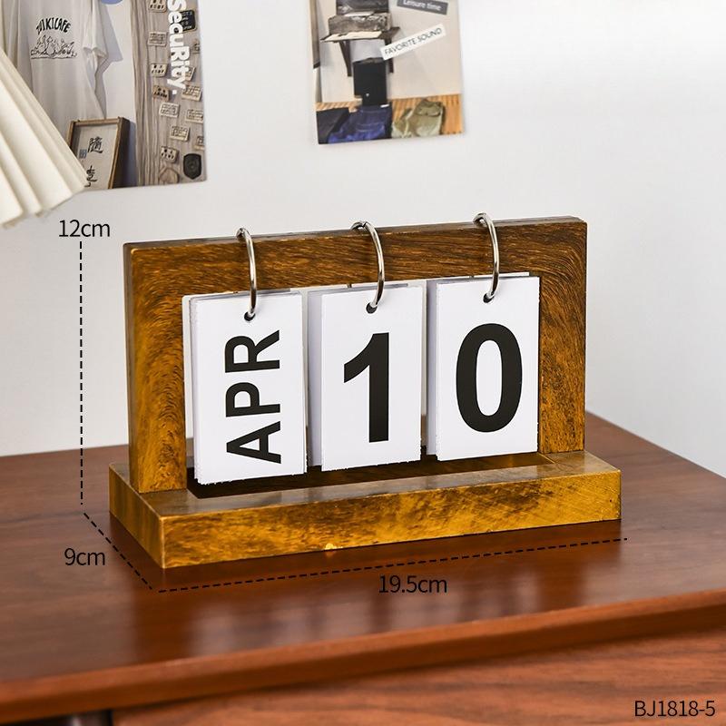 1 шт. [Креативный мини-календарь] Креативный мини-настольный календарь DIY | 1 шт. Декор для офисного стола и праздничное украшение, календарь
