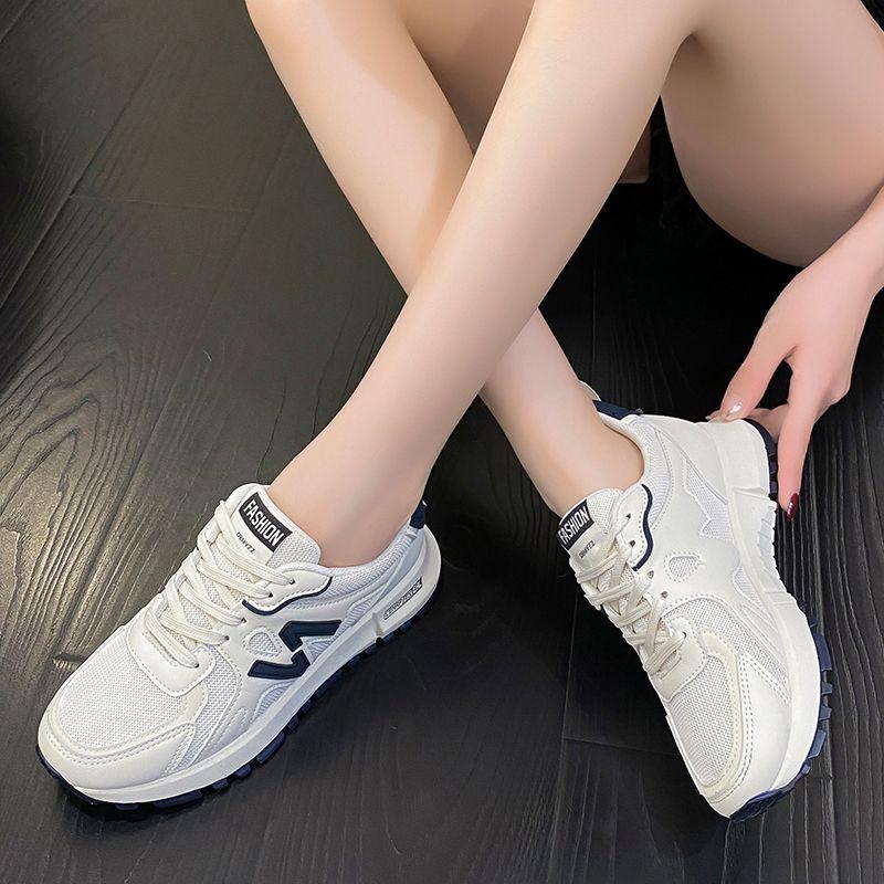 Dopamine Women's Shoes Sports Running Shoes Summer and Autumn New Wear-resistant Ultra-light Soft Sole Niche Light Shoes
