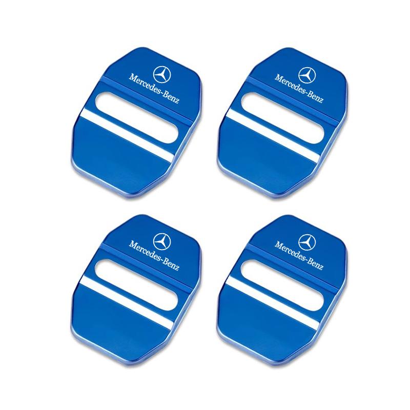 4 Pezzi Copri Serratura Portiera Auto Protettore in Acciaio Inossidabile Per Mercedes Benz AMG GLE GLS CLA CLE GLC CLS GLA W223 W213 W206 W464 W247Q1