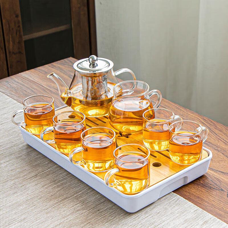 Qiwei Heat-Resistant Glass Gongfu Tea Set