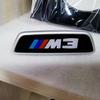 BMW M Logo Seat Emblem with Wiring Harness for M3, M4, M5, X5M, X6M - Illuminated Design