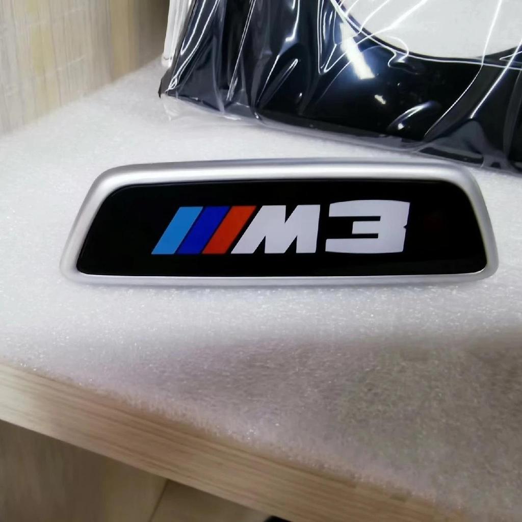 BMW M Logo Seat Emblem with Wiring Harness for M3, M4, M5, X5M, X6M - Illuminated Design