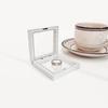Transparent Anti-Oxidation Pe Film Jewelry Box Suspension Box Sealed Dust-Proof Packaging Box Bracelet Jewelry Display Box