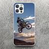 Motocross Motorrad Dirt Bikes Handyhülle Für iPhone 17 16 15 14 13 12 11 Pro Max Mini Plus Air 7 SE 8 Weiches Silikon Druck Hülle