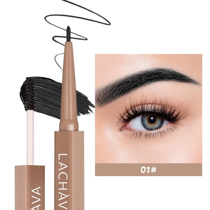 1pc Dual-ended Eyebrow Pencil Eyebrow Dye Paste Shape Eyebrow Tinting Pencil Color Makeup Eyebrow Tinting Liquid Eyebrow Paste 1#