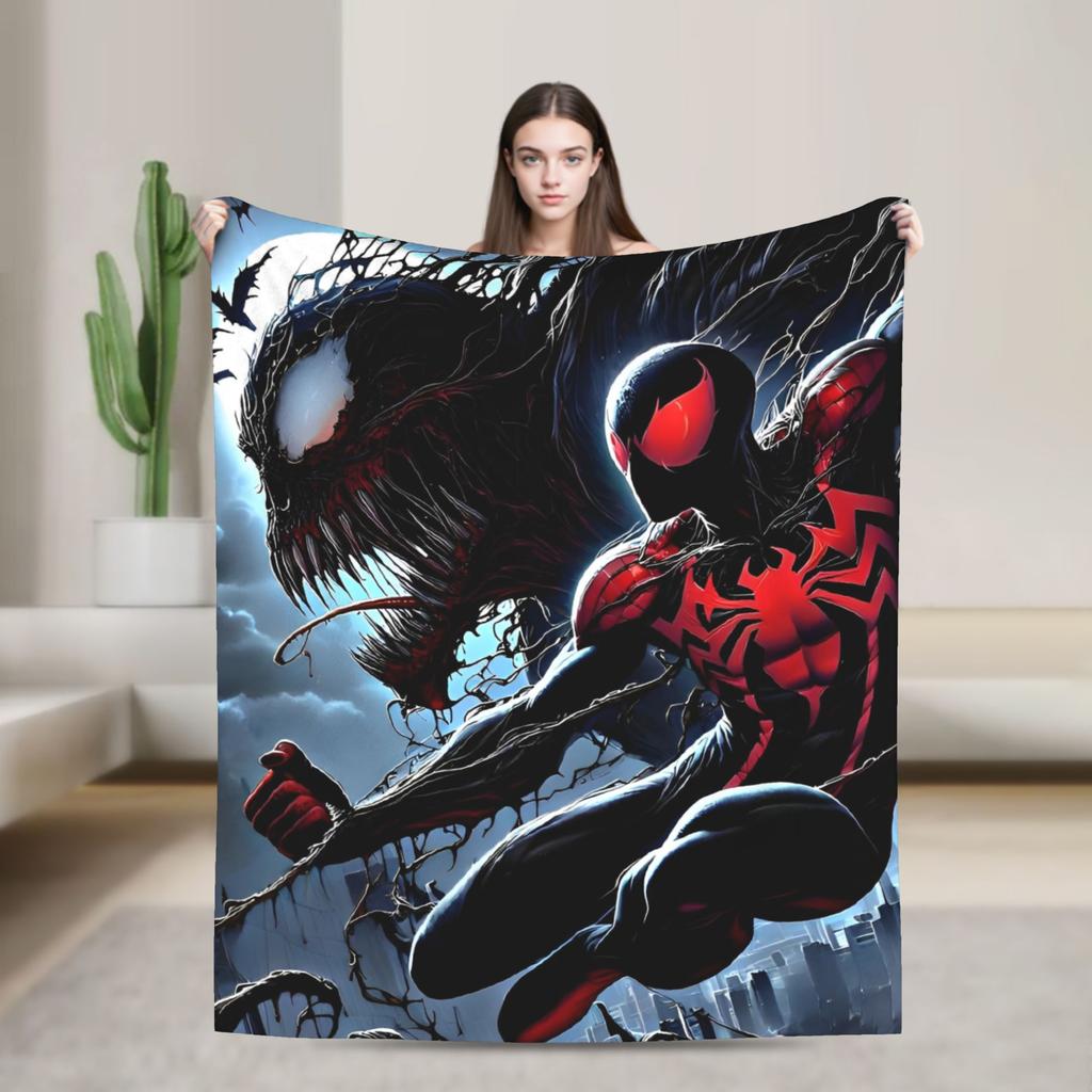 Venom Blanket Plush Awesome Soft Throw Blanket for Coverlet Decoration