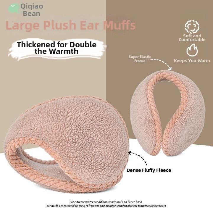 Winter Fleece Ear Warmers Behind-Head Style Unisex
