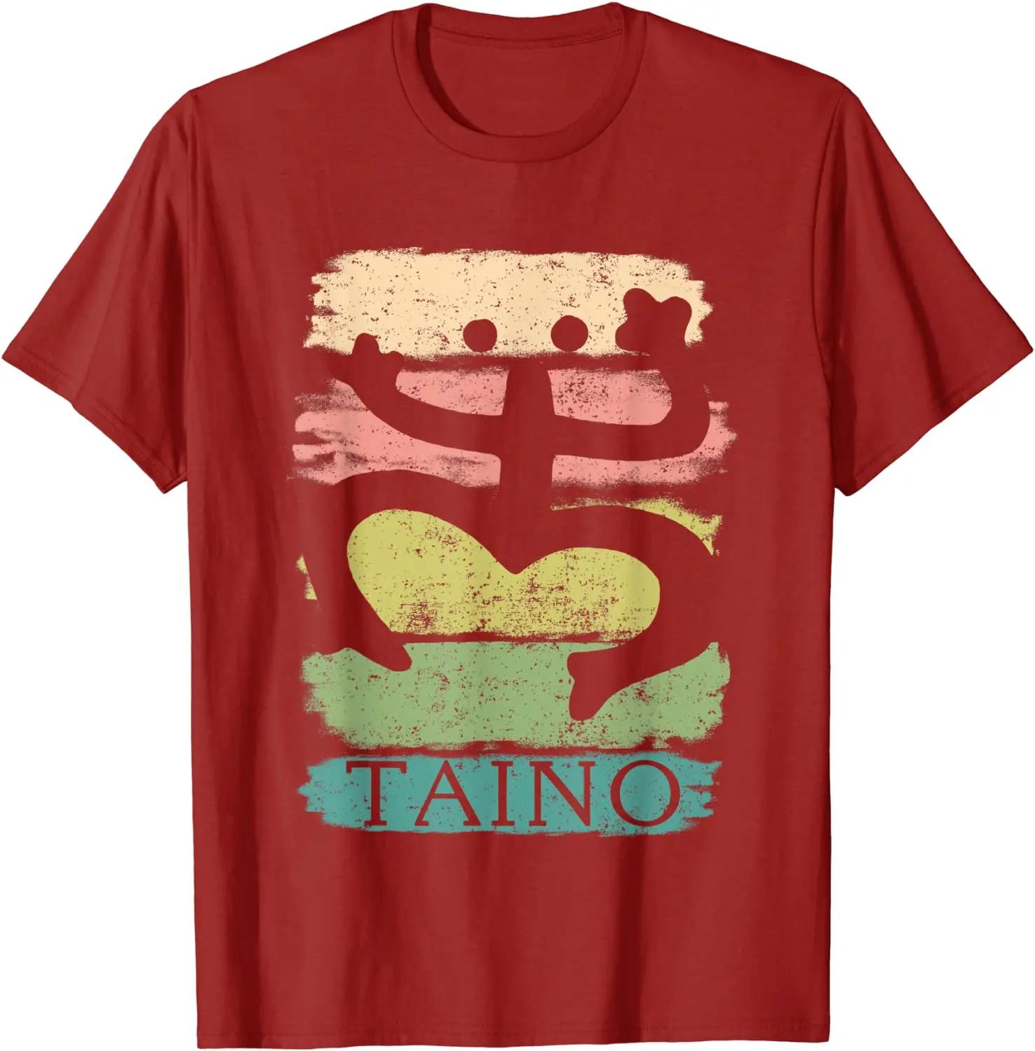 

Vintage Paint Distressed Puerto Rico Taino Coqui Symbol Gift TShirt Summer Casual 100 Cotton ONeck Short Sleeve Mens T Shirt S