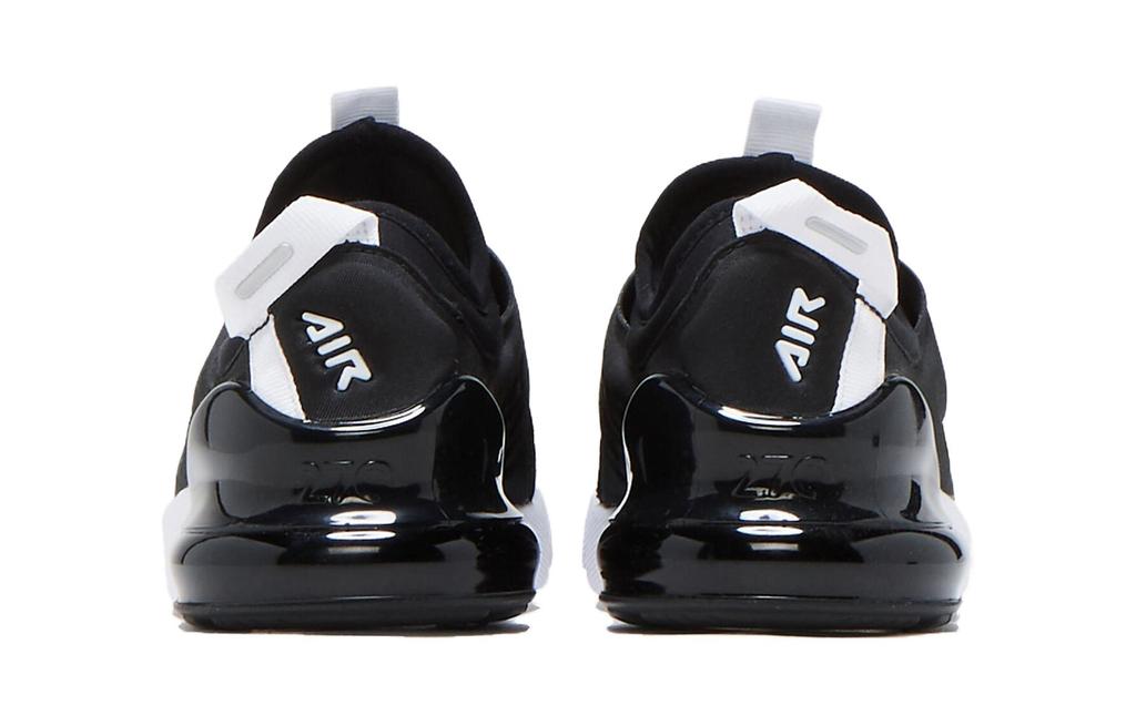 Nike Air Max 270 Extreme Running Shoes Black White Kids' CI1107-001