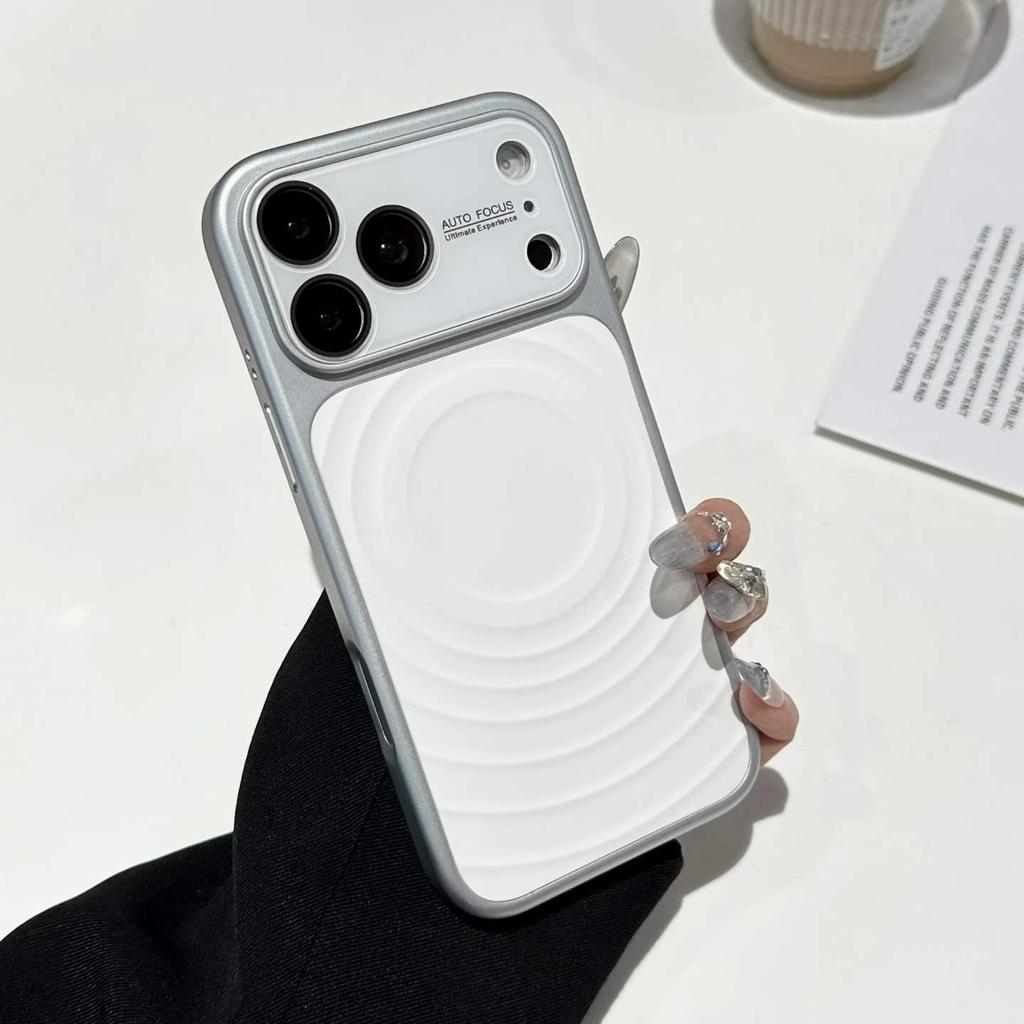 iPhone 17 Pro Max Anti-Fall Case: Simple Solid Color Design for Men and Women