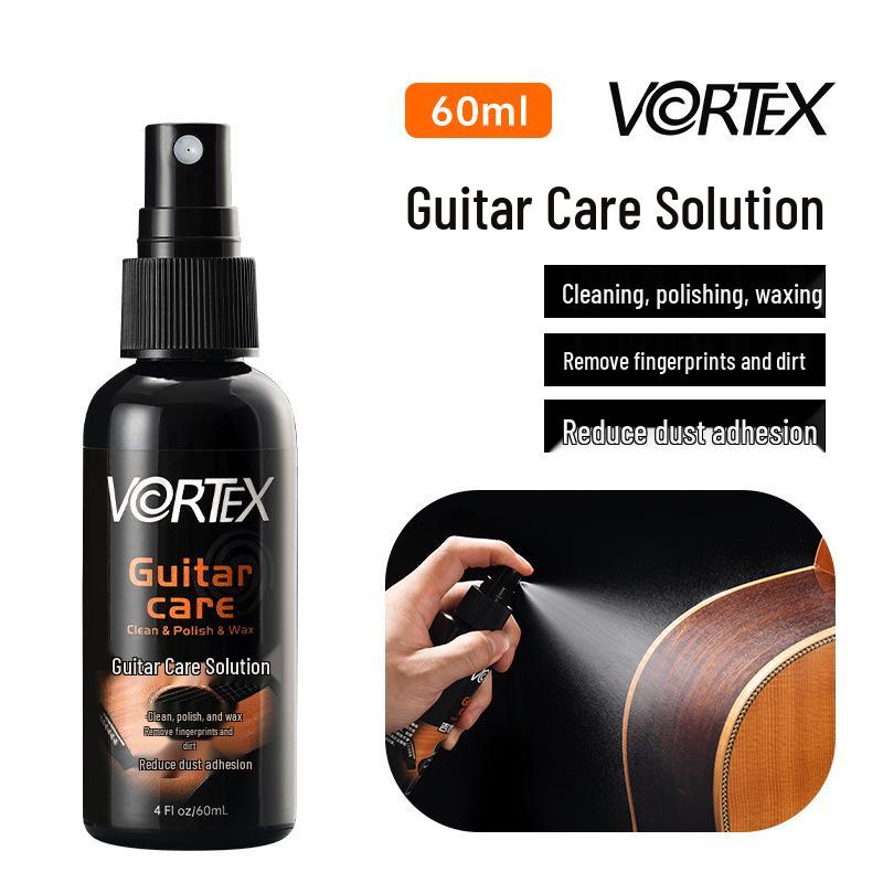 

VORTEX Guitar Cleaner 60ml: Instrument Care & Polish Wax for Body & Surface.