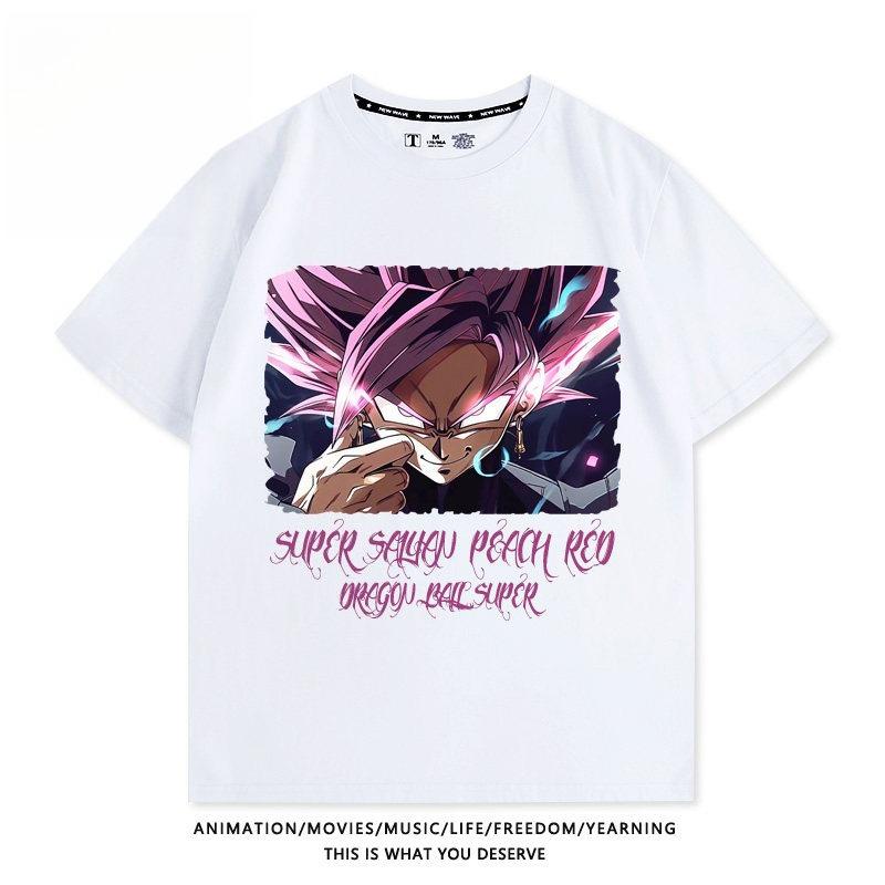 Dragon Ball Anime Super Saiyan Printed Tshirt Unisexs and Womens Tshirt Unisexs Top Sports Tshirt 2026 Summer New Tee