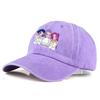 HUNTR/X Anime Girls Embroidered Baseball Cap, Vintage Washed Cotton Adjustable Dad Hat, Unisex Casual Sun Hat for Fans