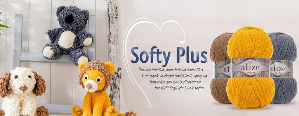 Alize baby Softy Plus dolphin yarn black 60