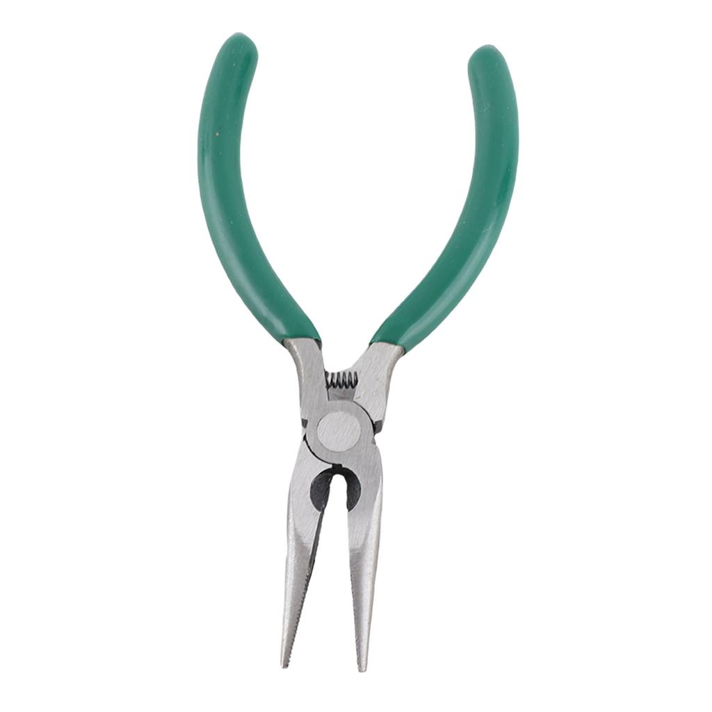 5 Inch Needle Nose Pliers Rustproof High Carbon Steel Pliers with Skid Proof Ergonomic Rubber Handle for Jewelry Making