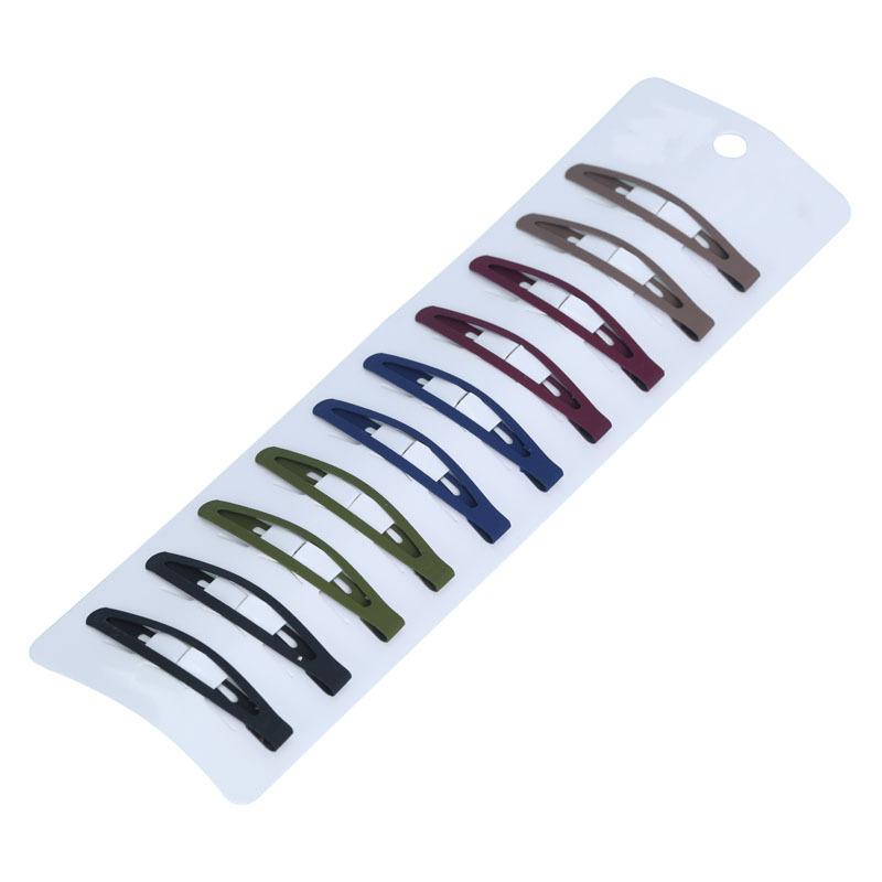 Haarspangen Metall BB-Clips Mädchen Matte Wassertropfen-Clips Gebrochene Haarspangen und Kopfschmuck