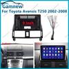 9 Inch Car Frame Fascia Adapter Cable Android Radio Dash Fitting Panel Kit For Toyota Avensis T250 2002-2008
