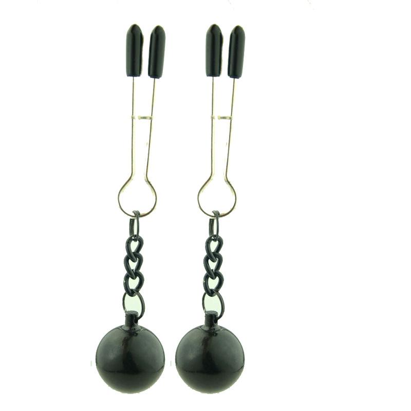 28 Kinds SM Women's Stainless Steel Breast Clip Nipple Clamps Gravity Ball Weight Pendant Traction Stimulator Adult Toys 18