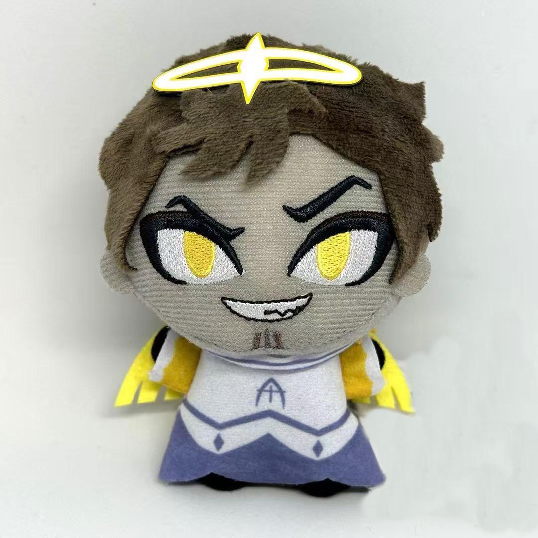 Stofftier 10cm Hazbin Adam Plüschtier Puppe Anime Adam Plüsch Cartoon Figur Modell Spielzeug Dekorative Anhänger Schlüsselanhänger Puppe Geschenke