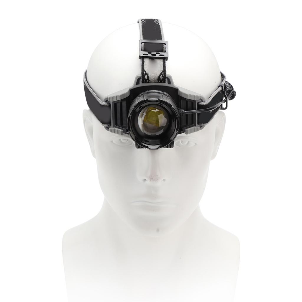 LED Stirnlampe Teleskop-Zoom TYP C Aufladung Wasserdicht LED Kopf Taschenlampe für Outdoor Camping